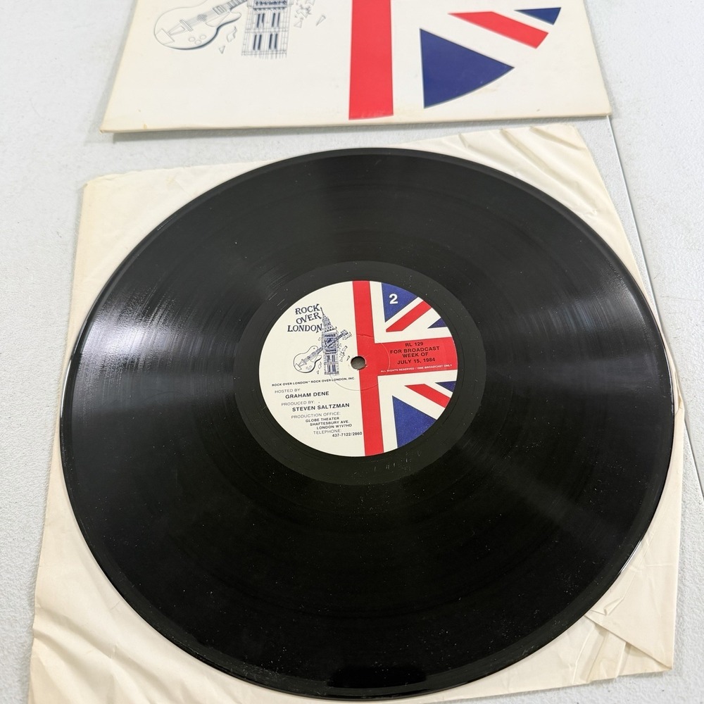 Rock over London #129 July 15, 1984 Vinyl Record LP Radio Show NO CUE SHEET - Picture 6 of 7